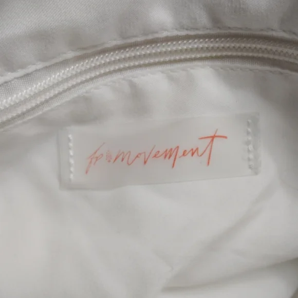 Free People Movement Printed Carryall Floral Quilted Tote Bag Tangerine Dream Fp - Picture 10 of 15